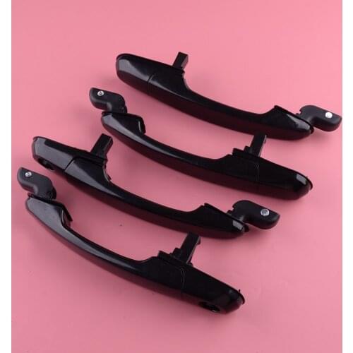 4pcs Exterior Outside Door Handle Plastic fit for Hyundai Tucson 2005 2006 2007 2008 2009 82650-2E020 82660-2E020 83650-2E000