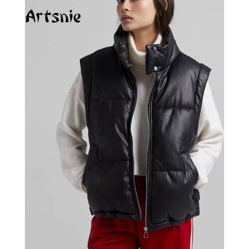 Artsnie Women's Leather Vests