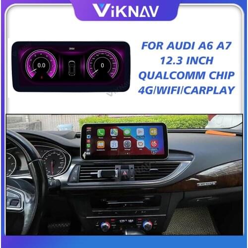 Car gps navigation video player for Audi A6 A7 2011 2012 2013 2014 2015 2016 2017 2018 2019 android radio multimedia screen