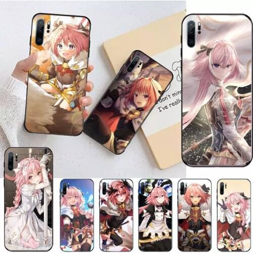Astolfo anime cute girl Phone Case For Huawei honor Mate P 10 20 30 40 i 9 8 pro x Lite smart 2019 nova 5t Luxury funda coque