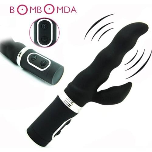 Double G-spot Vibration AV Stick Clitoris Stimulation Massager 10 Speed Vibrators Sex Toys for Woman Silicone Female Masturbator