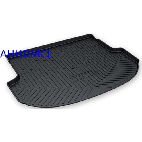Car Trunk Mat TPO Trunk Pad Tail Box Rug Carpet For Hyundai Santa Fe 2015 2016 2017
