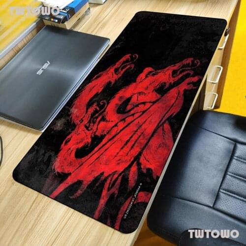 Cool Black Small Square Large Mouse Pad Locking Edge Magazine Laptop Computer Desk Mat Rubber Universal Non-slip Csgo