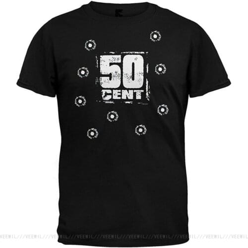 Print T Shirt Short Sleeve Christmas O Neck Short Sleeve Mens 50 Cent Funny Design T Shirt