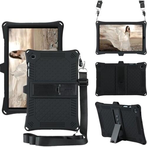 Soft Silicon Case for Samsung Galaxy S6 Lite 10.4 2020 Funda Cover With Hand Holder for Samsung S6 Lite P610 P615