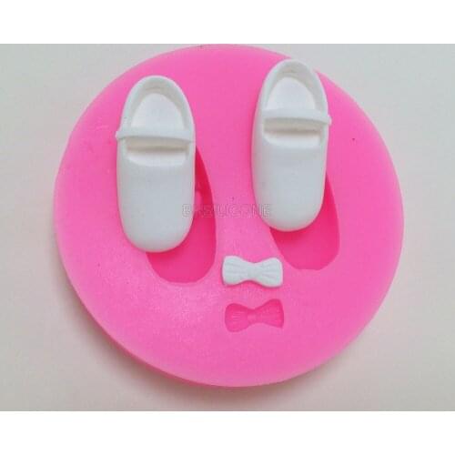 Silicone cake mold girl ballet shoes shape Fondant cake chocolate mold Decoration craft tools DIY resin mold