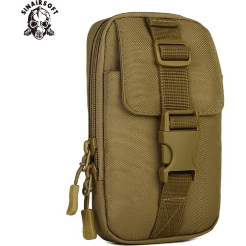 New Arrival! SINAIRSOFT Outdoor sports MOLLE System small Bag Accessory bags Crossbody Small Waist Pouch Durable LY0098