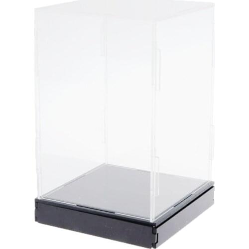 Modern Clear Acrylic Toy Display Show Case Dustproof Box Large Ornament Protection Tool