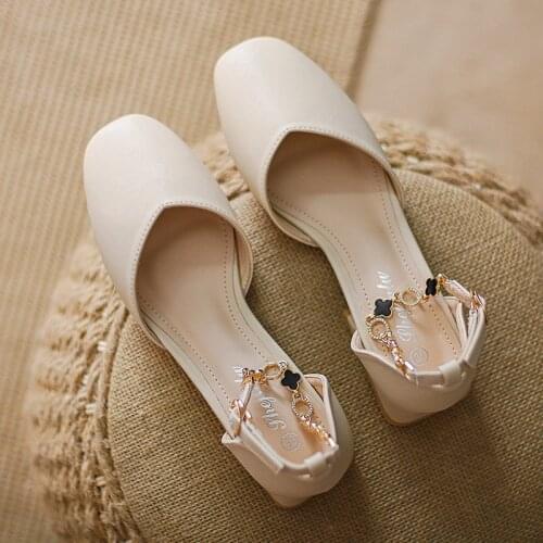 TERLOOG Women's Ballet Flats With Heels