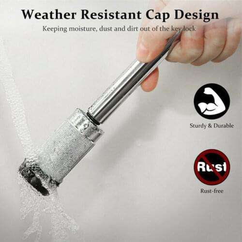 Exterior Trailer Hitch Lock With Keys Pin Equipment For Heavy Duty Tow Locking Useful