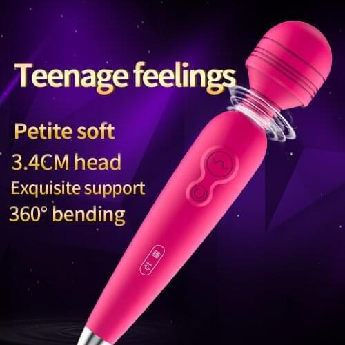 Promation Female Magic AV Vibrator Wand 10 Frequency Stimulate G Spot Vagina Massage Clitoris Enhance Erotic Pleasure Sex Toys