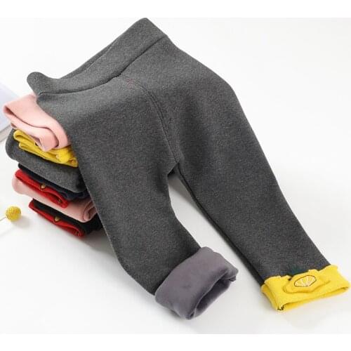 Winter Spring Kids Leggings Thicken Warm Children Pants Girls and boys Clothing