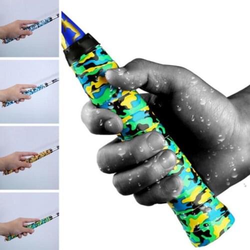 1PC Camouflage sweat-absorbent Keel Hand Glue Punching anti-slip Breathable Tennis Badminton Overgrips Tape