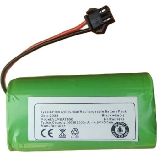 Battery for Ecovacs Mirror CEN360 CEN361 DEEBOT N79 Robot Vacuum Cleaner Sweeper New Li-Ion 18650 Rechargeable Replacement 14.8V