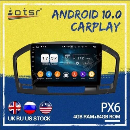 Android 10.0 For Opel Vauxhall Insignia 2008-2013 PX6 Car GPS Player Radio DSP CARPLAY Navigation Multimedia Player