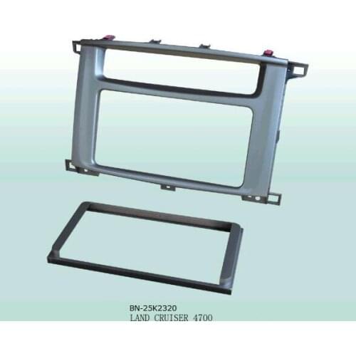 Car Fascias Double Din Audio Panel Frame Dash Kit For Land Cruiser 4700
