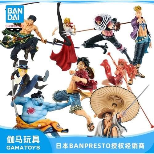 Bandai One Piece Hand Made BWFC Luffy Card Shanzhi NamiI Solon Sabo Marco