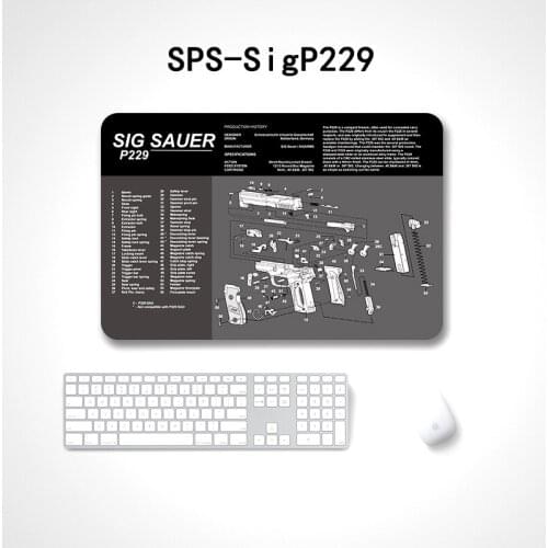 Gun Decomposition Mouse Pad Large Gaming Mouse Pad Computer Gamer Keyboard Mouse Mat Hyper Desk Mousepad For PC Desk Pad