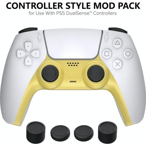 Decorative Strip For PS5 Controller Joystick Style Mod Pack Faceplate Cover Case Thumb Stick Grips Cap