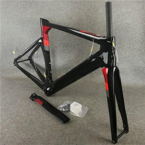 Customize Logo Black Red DISK DISC Concept V3RS Road Carbon Frames 16 Colors