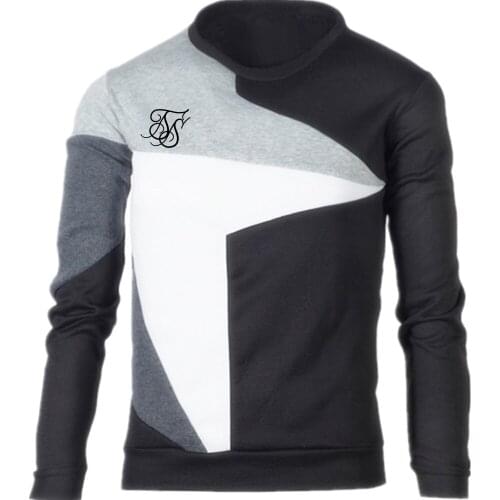 SikSilk Letter Print 2021 Fall/Winter Mens Casual Hoodie High-quality Cotton Pullover Hoodie Hoodie All-match Fashion Hoodie+1