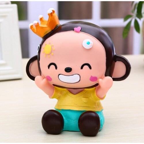 Monkey Money Safe Gift Money Bank Creative Coin Bank Save Box Savings Bank Hide cush Kasetka Na Pieniadze Money Boxes BE50CXG