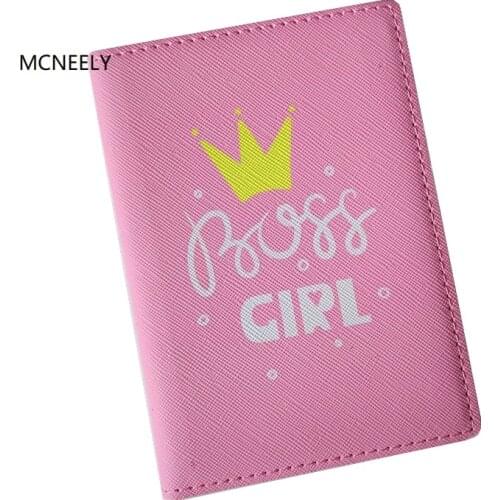 Fashion Girls Kids Travel Passport Cover Wallet Unisex Business Credit Card Air Ticket Wallet Organizer Drop Shipping