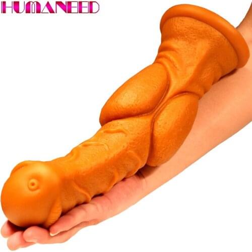 Huge Anal Dildo Butt Plug Soft Silicone Gspot Horse Dick Vagina Stimulation Prostate Massager Adult Sextoy for Men Women Lesbian