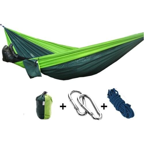 Portable Parachute Hammock Outdoor Survival Camping Hammocks Garden Leisure Travel Double hanging Swing 270cmx140cm
