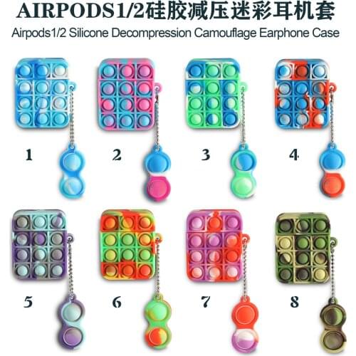 222pcs/lot Cartoon Dog Case For Airpods For Air Pods Cases Shockproof Earphone Protective Cover Waterproof for iphone 7 8
