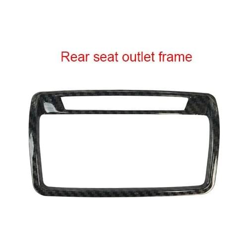 For Peugeot 408 2014-2019 carbon fiber Rear seat outlet frame 1pc