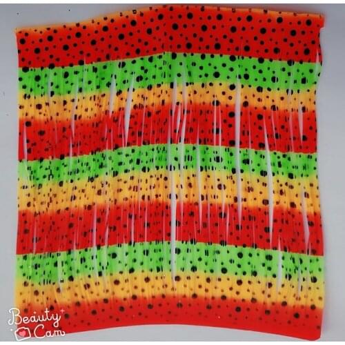 In stock 200strands/pcs Silicone Skirts Fishing Accessories, DIY spinnerbatis buzzbaits rubber jig lures, Salty Squid Rubber- 83