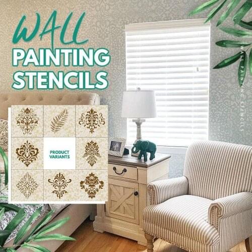 Wall Painting Stencils Painting High-quality Plastic And Are Easy To Wipe Or Clean After Use Used In Artwork And Handicrafts
