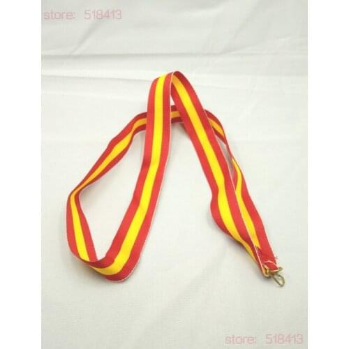 Yellow And Red Medal Ribbons Tied With High Quality Unisex Gymnastics Sport Toy School Sports Day National Flag 2021