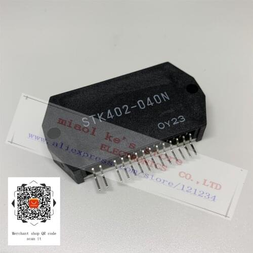 100%New original; STK402-040N STK402 040N - Two-Channel Class AB Audio Power Amplifier IC