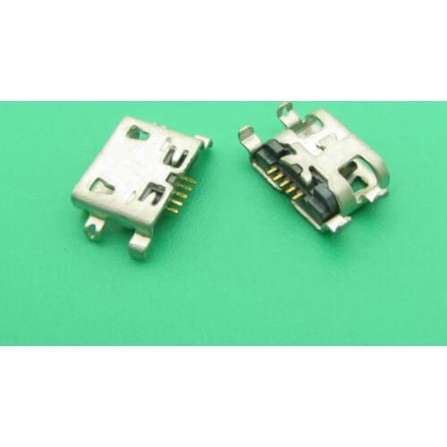 1000pcs for Alcatel OT995 mini micro usb charge charging connector jack female plug dock socket port replacement parts repair