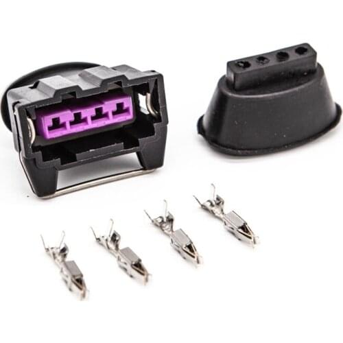 20-100 pcs 4 Pin Electric Automotive Waterproof Connector With Terminals