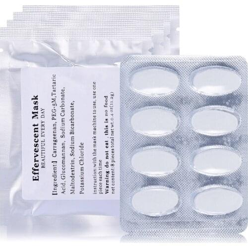 For DIY Facial Automatic Mask Machine Use Effervescent Collagen Tablets Anti Aging Wrinkle Hydrating Whitening Vegetable Maker