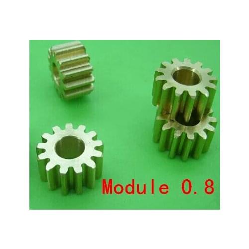 DIY CNC automatic machine stepper motor gear hole 5MM metal gear 0.8 module 13 teeth model toy accessories free shipping