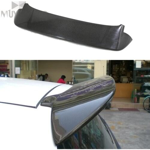 For Honda fit Carbon fiber baffle JAZZ Carbon spoiler Fit Tail wing 2008-2010