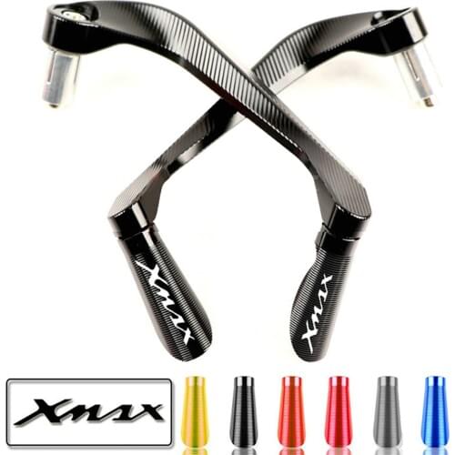 For Yamaha XMAX 250 300 400 2001-2019 Lever Guards Real CNC Aluminum Alloy Hand Guard Motorcycle Brake Protector Rope Handlebar