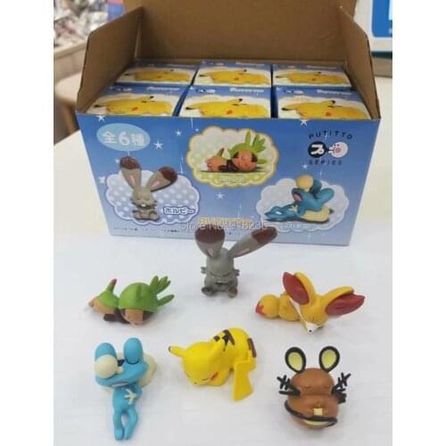 48PCS Sleeping Pik Che Fen Fro Ded 4-5CM PVC Action Figures Toy