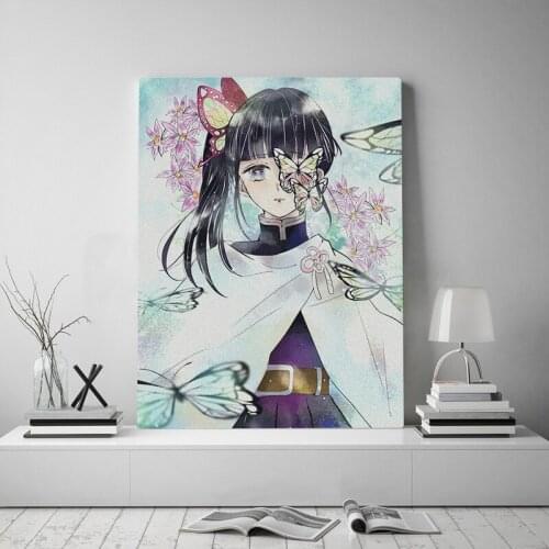 Kanao Tsuyuri Kimetsu no Yaiba anime Canvas poster Painting wall Art decor Living room Bedroom Study Home Decoration Prints
