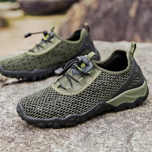2021 New Outdoor Walking Shoes Off-road Big Size 39-47 Fashion Hiking Shoes Brand Sneakers Light Breathable Running Men Trainers