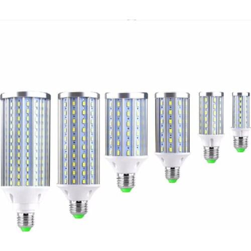 Super bright Led Corn light E27 E14 B22 E40 SMD 5630 85-265V 42 60 72 90 108 140 160 210 leds LED bulb 360 degree Lighting Lamp