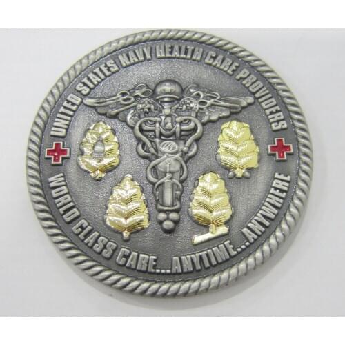 Wholesale Custom Silver Coin New Plating 3D Zinc Alloy Coin