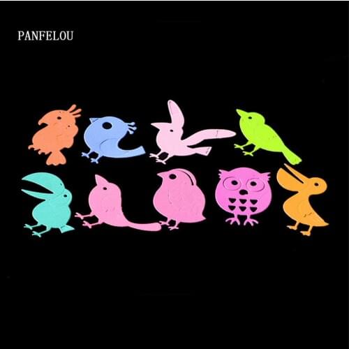 PANFELOU Metal craft Flying birds paper die cutting dies for Scrapbooking/DIY Easter wedding Easter cards
