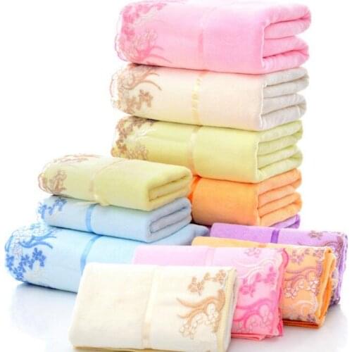 Microfiber Towel 6PC Towels Bathroom Plush Magic Towel Adult Bath Towel Spa Swimming Cloth 75x35cm