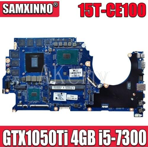 SAMXINNO 100% new For HP 15-CE 15T-CE motherboard 929480-601 GTX1050Ti 4GB i5-7300 DAG3AAMBA0 FULLY TESTED WELL