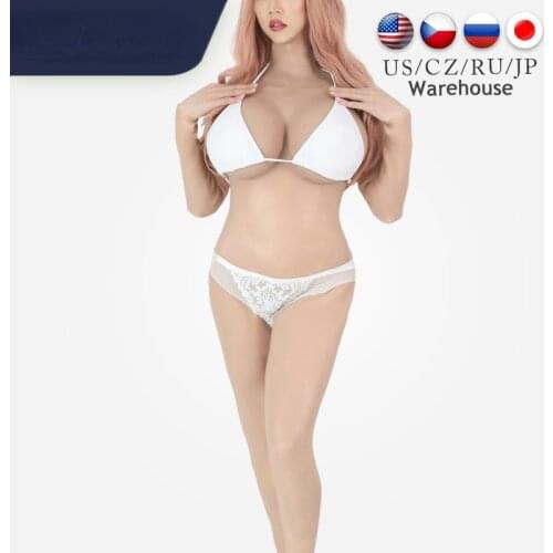 Silicone Bodysuit Transgender Realistic Breast Forms With Arms Male To Female Full Body Suit Crossdresser C E G H Cup